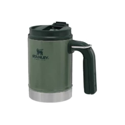 Stanley Classic Vacuum Steel Camp Mug 16oz Hammertone Green -Outdoor Camping Store 10 01693 009 5