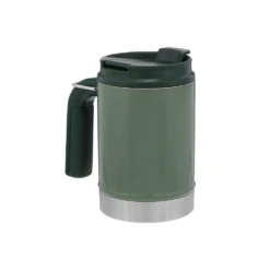 Stanley Classic Vacuum Steel Camp Mug 16oz Hammertone Green -Outdoor Camping Store 10 01693 009 6
