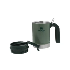 Stanley Classic Vacuum Steel Camp Mug 16oz Hammertone Green -Outdoor Camping Store 10 01693 009 7