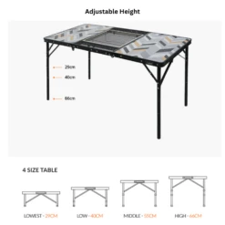 KZM Connect 3 Folding BBQ Table -Outdoor Camping Store 10 945219cf b068 4a62 9d05 893c0cd6a88a