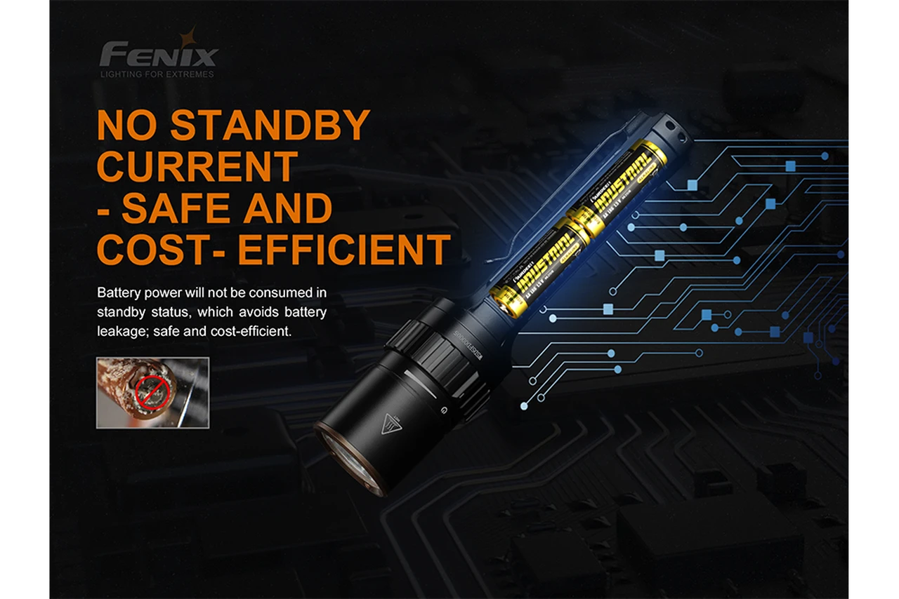 Fenix LD42 XP-L Hi V3 LED Flashlight Black 10 Fenix LD42 XP-L Hi V3 LED Flashlight Black - Image 10