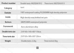 Mobi Garden Camping Tent 3P -Outdoor Camping Store 14 1