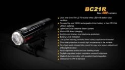 Fenix BC21R USB Rechargable Bicycle Light 880 Lumens -Outdoor Camping Store 16 BC21R 66535.1450900824
