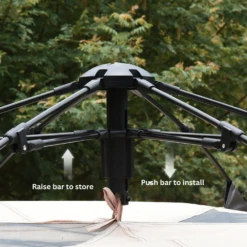 CSTUR Fast Pitch Camping Tent- Black Silver -Outdoor Camping Store 1 b60375ae b816 4d25 b21f ca352ffa42a8