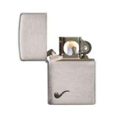 Zippo 200pl Pipe Brushed Chrome - Refillable Windproof Lighter 7 Zippo 200pl Pipe Brushed Chrome - Refillable Windproof Lighter -Outdoor Camping Store 200pl 2