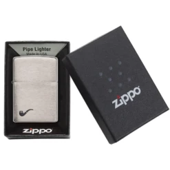 Zippo 200pl Pipe Brushed Chrome - Refillable Windproof Lighter 8 Zippo 200pl Pipe Brushed Chrome - Refillable Windproof Lighter -Outdoor Camping Store 200pl 5