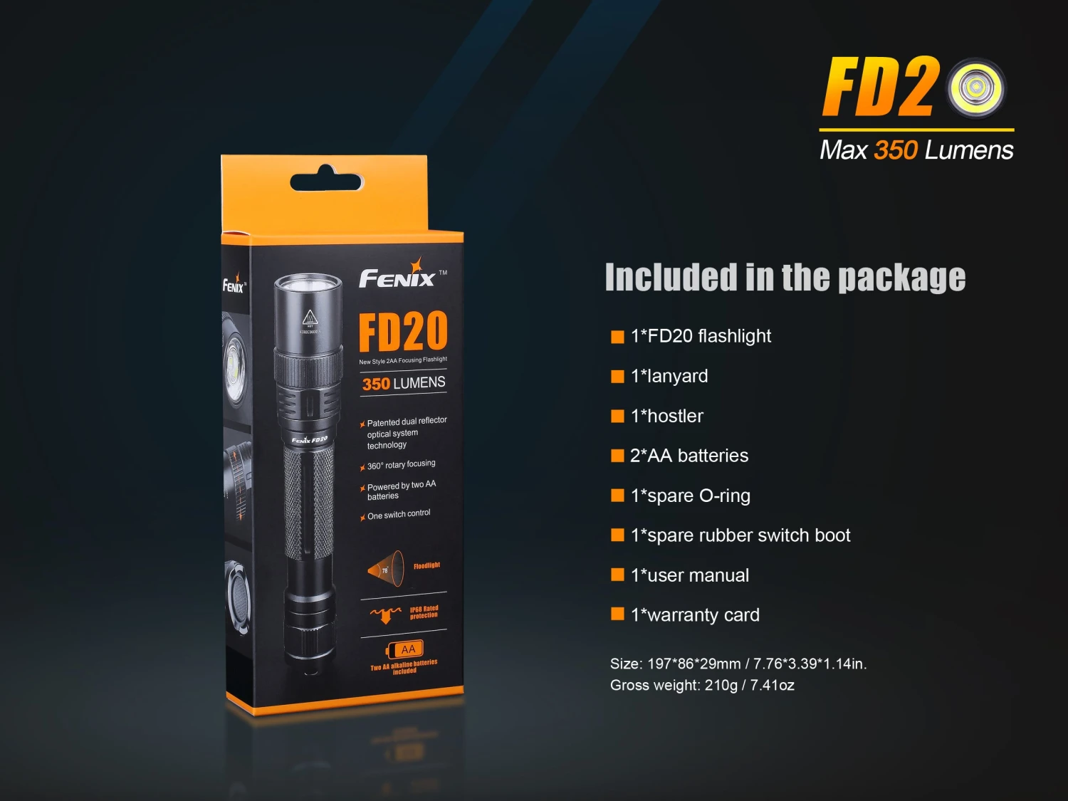 Fenix FD20 LED Flashlight 6 Fenix FD20 LED Flashlight - Image 6