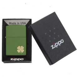 Zippo 228 Shamrock Refillable Windproof Lighter - 21032 -Outdoor Camping Store 21032 1