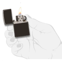 Zippo Ebony Refillable Windproof Lighter - 24756 -Outdoor Camping Store 24756 5