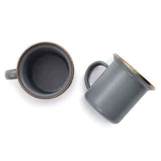 Barebones Enamel Espresso Cup - Set Of 2 2 Barebones Enamel Espresso Cup - Set Of 2 - Image 2