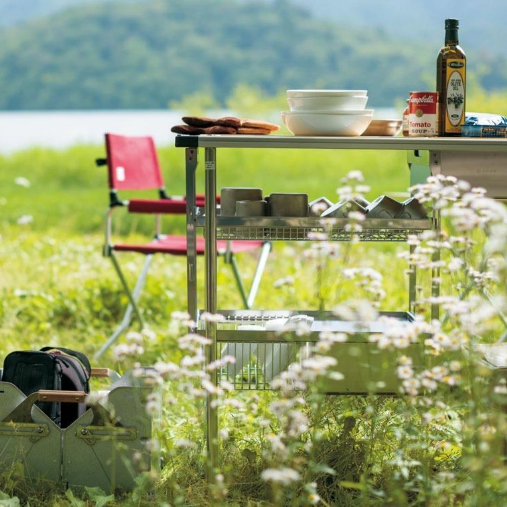 Snow Peak Hanging Rack Frame 2 Stages Set 4 Snow Peak Hanging Rack Frame 2 Stages Set - Image 4