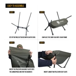 OneTigris Portable Camping Chair Large - Ranger Green -Outdoor Camping Store 4 7dc007b9 b47a 45c2 b225 f3d2524786c4