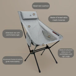 KZM Schwyz High Lightweight Chair Black -Outdoor Camping Store 5 0b6dc3c8 aed4 4e0c 97f3 063d380ff7f9