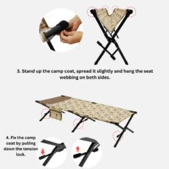 KZM Camp Cot Bed -Outdoor Camping Store 5 23cf2326 93c0 4ab9 94df f1adfa398db6
