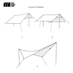 Adventurer Tanxianzhe Waterproof Awning Anti-tearing Sunshade Tarp Outdoor Camping Tan 18 Adventurer Tanxianzhe Waterproof Awning Anti-tearing Sunshade Tarp Outdoor Camping Tan -Outdoor Camping Store 5 49659ba7 f00d 4505 b060 303053a70f32