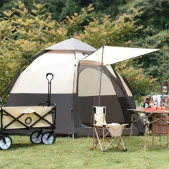 CSTUR Fast Pitch Camping Tent- Black Silver -Outdoor Camping Store 5 55e46fbb 81f7 4017 a706 9b8d68f8b58a