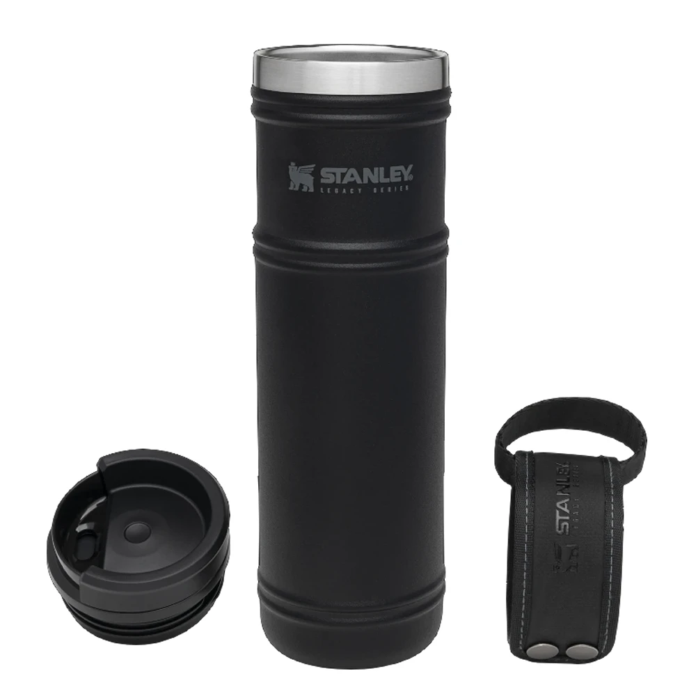 Stanley Legacy Neverleak Travel Mug 20oz - Foundry Black 4 Stanley Legacy Neverleak Travel Mug 20oz - Foundry Black - Image 4