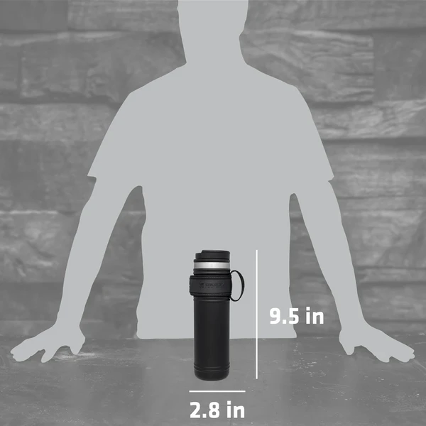 Stanley Legacy Neverleak Travel Mug 20oz - Foundry Black 5 Stanley Legacy Neverleak Travel Mug 20oz - Foundry Black - Image 5