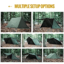 OneTigris Roc Shield Bushcraft Tent TC Version - Ranger Green -Outdoor Camping Store 6 bbc9eff9 98b9 4e08 94fa 75f399c81fa4