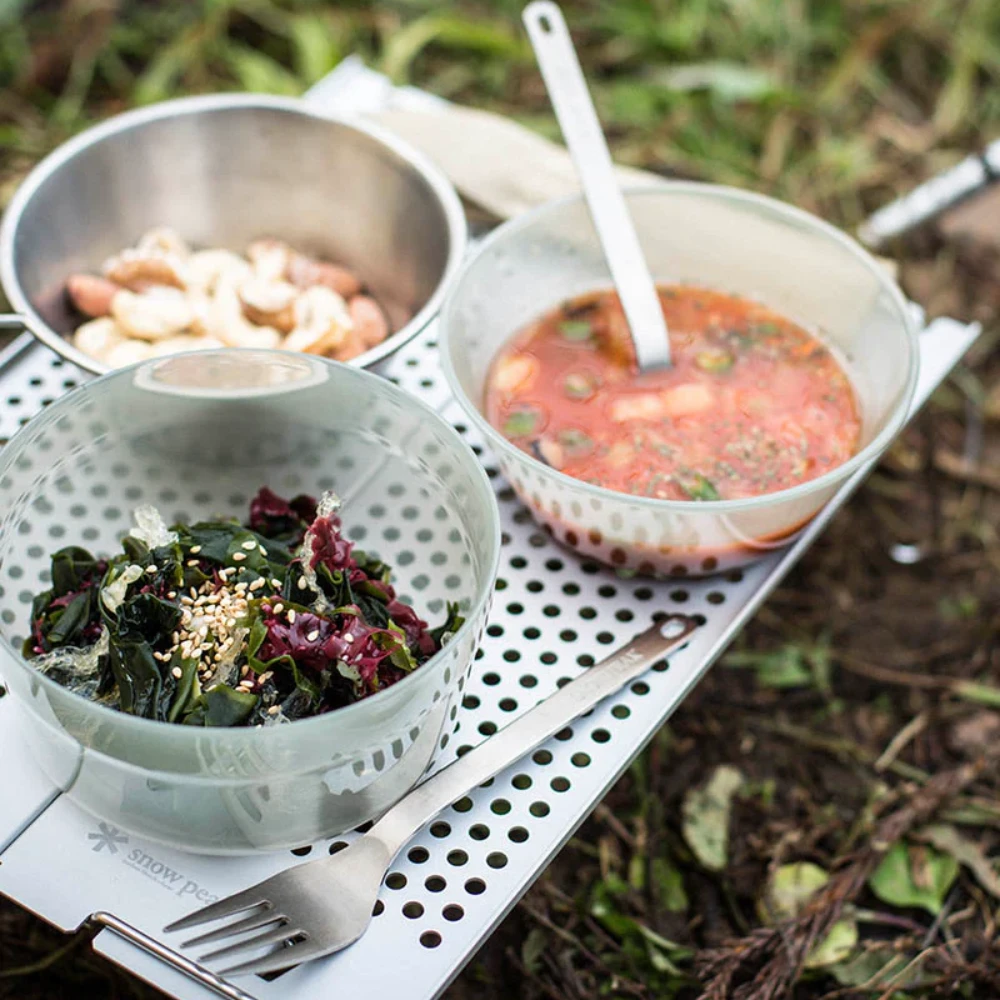 Snow Peak Titanium Fork & Spoon Set 4 Snow Peak Titanium Fork & Spoon Set - Image 4