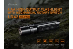 Fenix LD42 XP-L Hi V3 LED Flashlight Black 25 Fenix LD42 XP-L Hi V3 LED Flashlight Black -Outdoor Camping Store 8 LD42 38165.1563288791