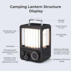 Flextail Villa Lantern Vintage LED Rechargeable Lantern -Outdoor Camping Store 8 d2e4df2c 57ce 4e8a b235 66a7027a7019