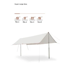 Adventurer Tanxianzhe Waterproof Awning Anti-tearing Sunshade Tarp Outdoor Camping Tan 19 Adventurer Tanxianzhe Waterproof Awning Anti-tearing Sunshade Tarp Outdoor Camping Tan -Outdoor Camping Store 8 f8b7b46e 1041 4d8a a0f7 85e9f4d088f4