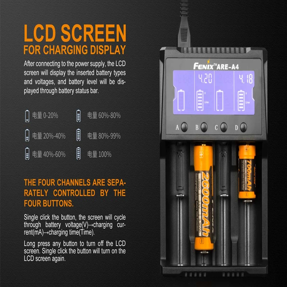 Fenix ARE-A4 Battery Charger 5 Fenix ARE-A4 Battery Charger - Image 5