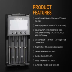 Fenix ARE-A4 Battery Charger 11 Fenix ARE-A4 Battery Charger -Outdoor Camping Store ARE A4 7