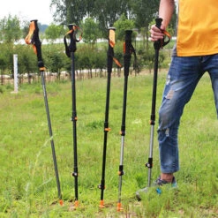 Ace Camp External Lock 3-Section Trekking Pole 7 Ace Camp External Lock 3-Section Trekking Pole -Outdoor Camping Store AceCamp Retractable 3Section Aluminum Alloy Mountain Climbing Hiking Walking Stick External Lock Trekking Pole 6061 nmu4