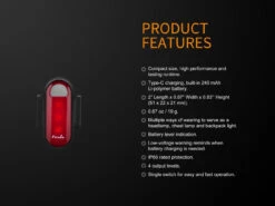Fenix BCO5R Multifunctional Rechargable Bicycle Tail Light 17 Fenix BCO5R Multifunctional Rechargable Bicycle Tail Light -Outdoor Camping Store BC05R 13 E 90615.1542211098