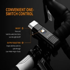 Fenix BC25R USB Rechargable Bicycle Light -Outdoor Camping Store BC25R 5
