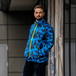 Mac In A Sac Origin 2 Edition Jacket Unisex 10000mm -Outdoor Camping Store Blue Camo 3 1
