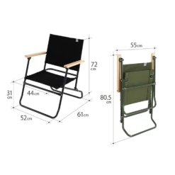 DoD Low Rover Chair 22 DoD Low Rover Chair -Outdoor Camping Store C1 553 BK 6