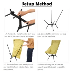 DoD High Back Compact Chair -Outdoor Camping Store C1 592 BK 8 600x600 f78cffb6 42d7 4a80 b4f0 b7f8a2dcf63b