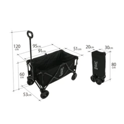 DOD Folding Carry Wagon -Outdoor Camping Store C2 46 BK 3 600x600 50d46823 e796 4fc2 b029 7f2445e0f116