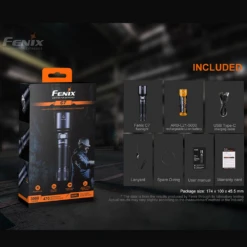 Fenix C7 Luminus SST70 Cool White LED Flashlight - Black -Outdoor Camping Store C7 life 02