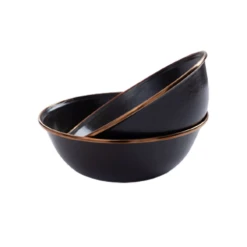Barebones Enamel Bowl - Set Of 2 16 Barebones Enamel Bowl - Set Of 2 -Outdoor Camping Store CKW 340 4