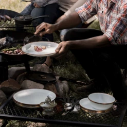 Barebones Enamel Salad Plate - Set Of 2 -Outdoor Camping Store CKW 392 03