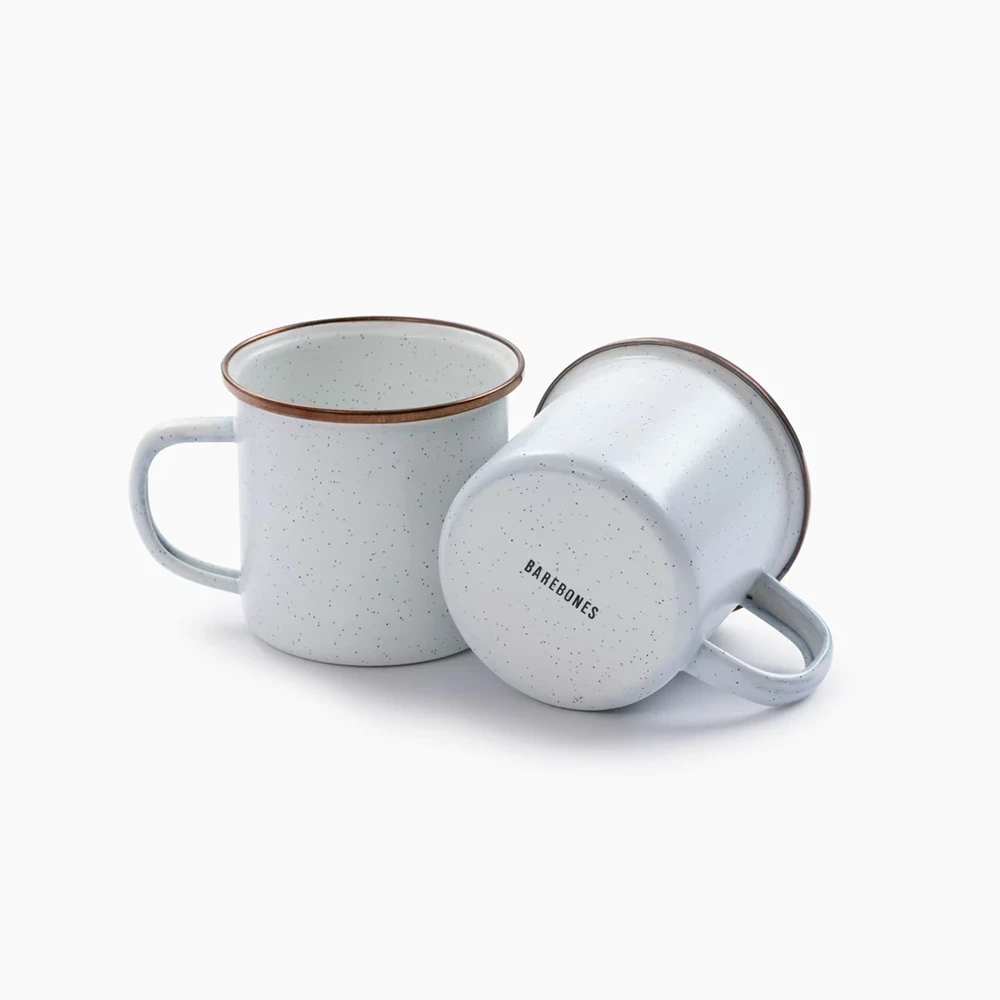 Barebones Enamel Cup - Set Of 2 2 Barebones Enamel Cup - Set Of 2 - Image 2