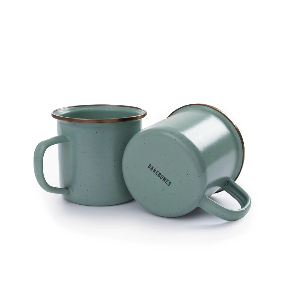 Barebones Enamel Cup - Set Of 2 3 Barebones Enamel Cup - Set Of 2 - Image 3