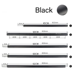 Camp Leader Canopy Tarp Pole - Black -Outdoor Camping Store CL11 6 600x600 689e0fd1 debf 49b8 ab3b ca14f19285ac