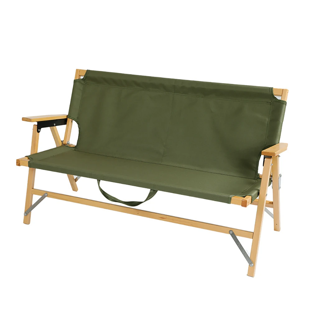 Camp Leader Camping Wooden Long Chair - Green 1 Camp Leader Camping Wooden Long Chair - Green