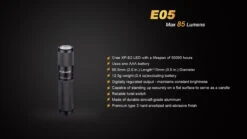 Fenix E05 XP-E2 LED Flashlight -Outdoor Camping Store E25 15 14543 96023.1443049304