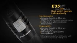 Fenix E35 XL-L2 UE LED Flashlight Black 2016 Version -Outdoor Camping Store E35UE 6 E 34955.1452788933.1280.1280 30785.1495139308