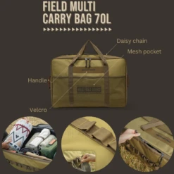 KZM Field Multi Carry Bag 70L & 80L 18 KZM Field Multi Carry Bag 70L & 80L -Outdoor Camping Store Features 70L