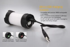 Fenix Rechargable Camping Lantern Olive Green -Outdoor Camping Store Fenix CL25R Camping Lantern USB Rechargeable