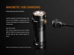 Fenix E18R XP-L Hi Led Flashlight Black 750 Lumen 22 Fenix E18R XP-L Hi Led Flashlight Black 750 Lumen -Outdoor Camping Store Fenix E18R EDC Flashlight magnetic charging 1