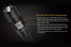 Fenix E25 LED Flashlight (UE Version) 9 Fenix E25 LED Flashlight (UE Version) -Outdoor Camping Store Fenix E25UE Flashlight Switches