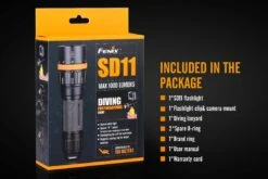 Fenix SD11 XM-L2 U2 Diving Photographic Light -Outdoor Camping Store Fenix SD11 Diving Flashlight included
